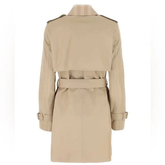 Burberry Sandridge belted cotton-gabardine trench coat 6 8 brand new AUTHENTIC - Picture 3 of 11